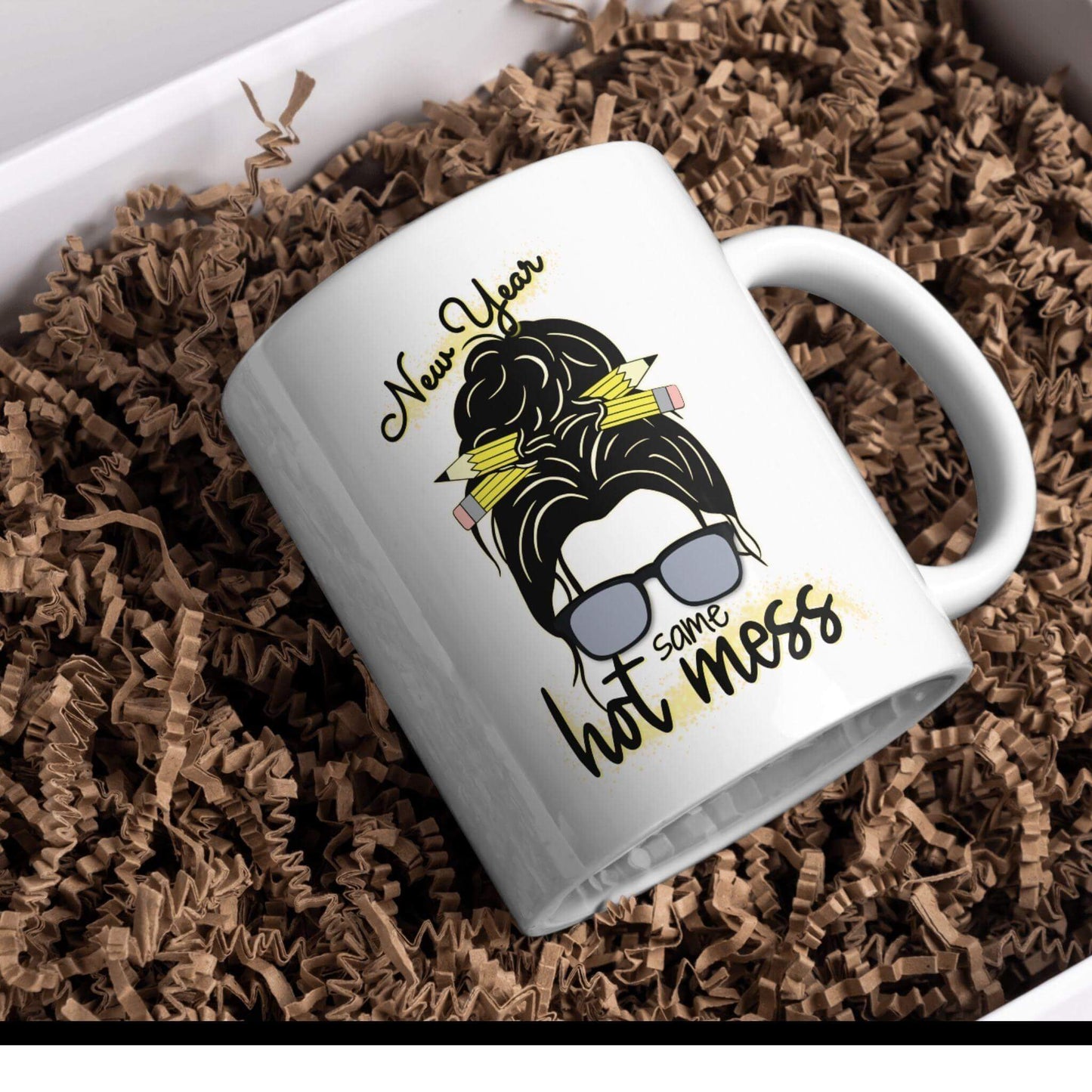 New Year, Same Hot Mess | Digital Design Bundle for Sublimation & Crafts - Crafty Harvest Designs