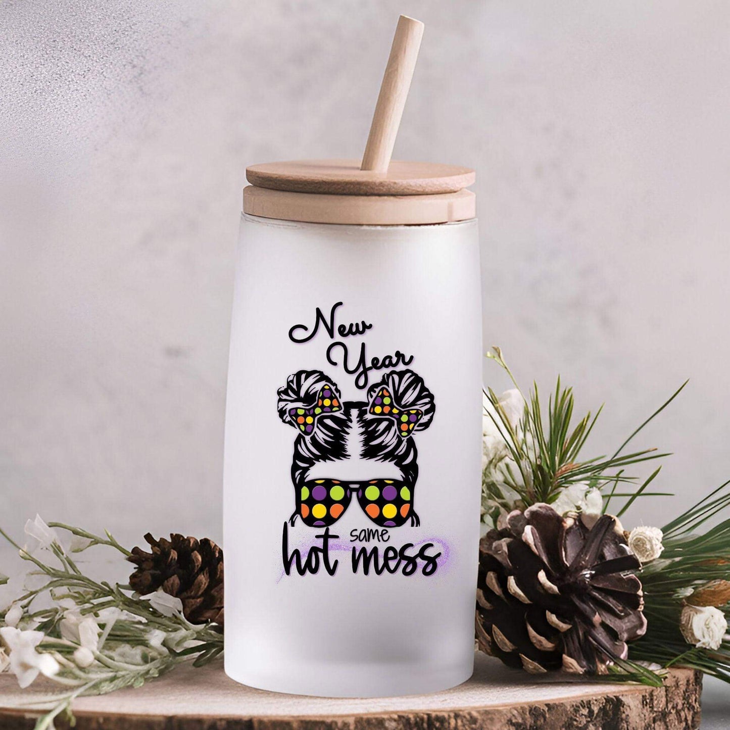 New Year, Same Hot Mess | Digital Design Bundle for Sublimation & Crafts - Crafty Harvest Designs