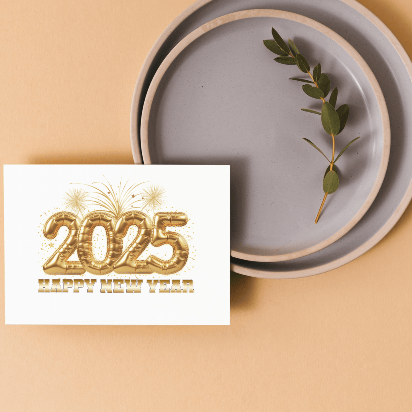 New Year 2025 Digital Design Bundle | Glitter, Leopard & Retro PNGs - Crafty Harvest Designs