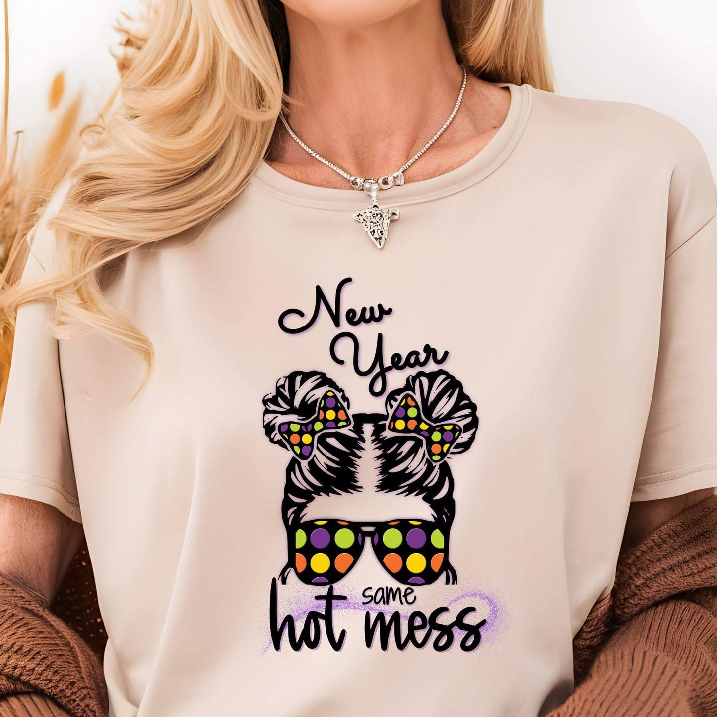 New Year, Same Hot Mess | Digital Design Bundle for Sublimation & Crafts - Crafty Harvest Designs