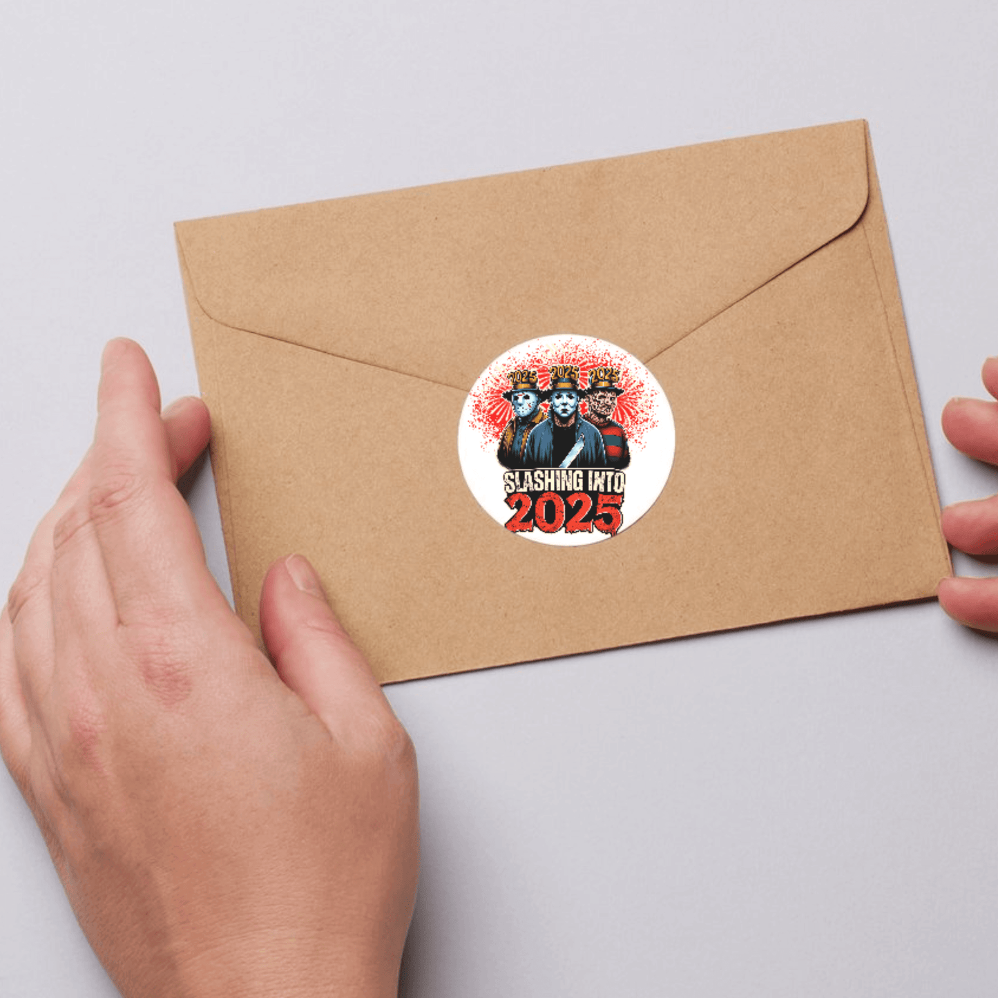 Slashing Into 2025 | Horror-Inspired New Year Design PNG PDF Download - Crafty Harvest Designs
