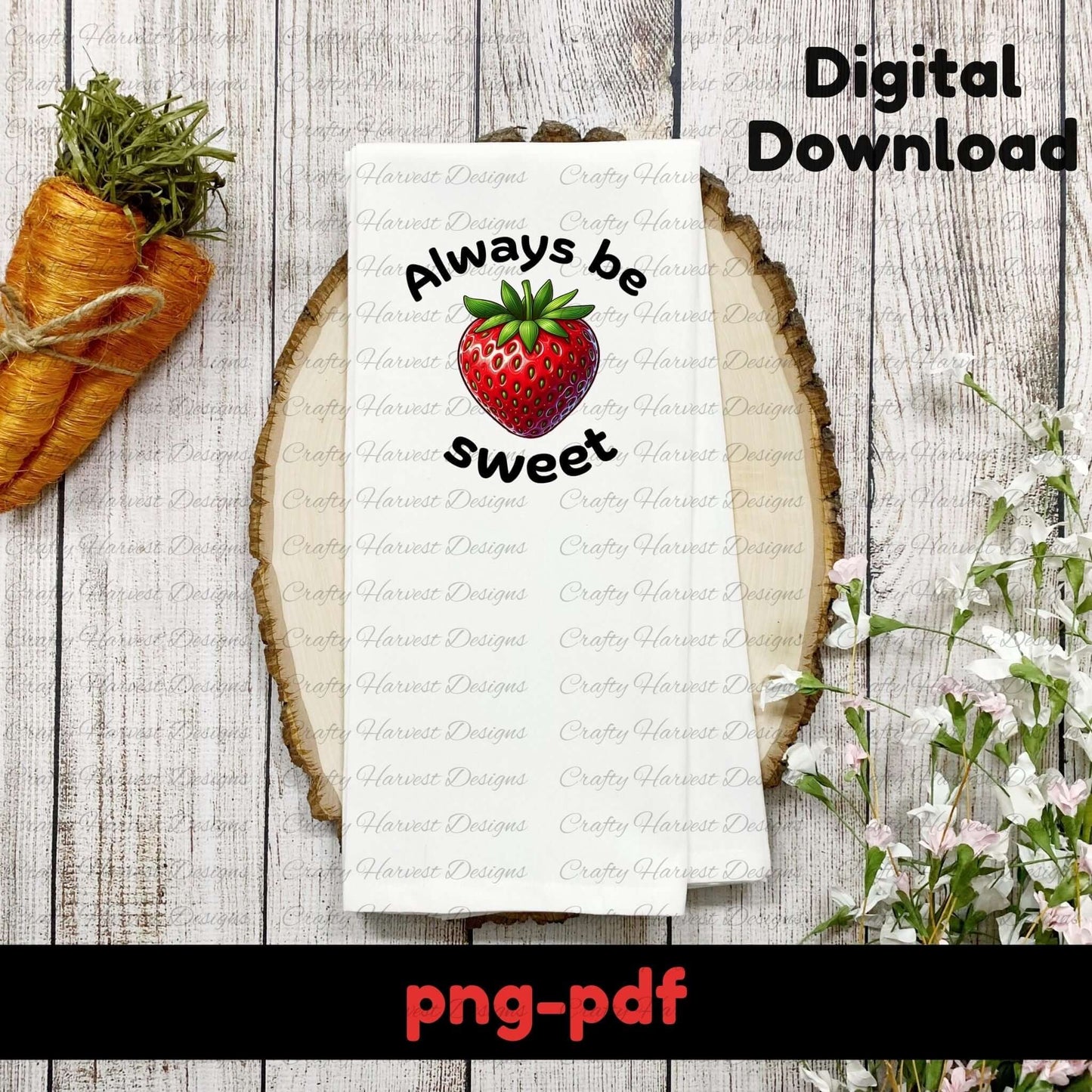 Berry Sweet Digital Design Bundle – PNG | | PDF
