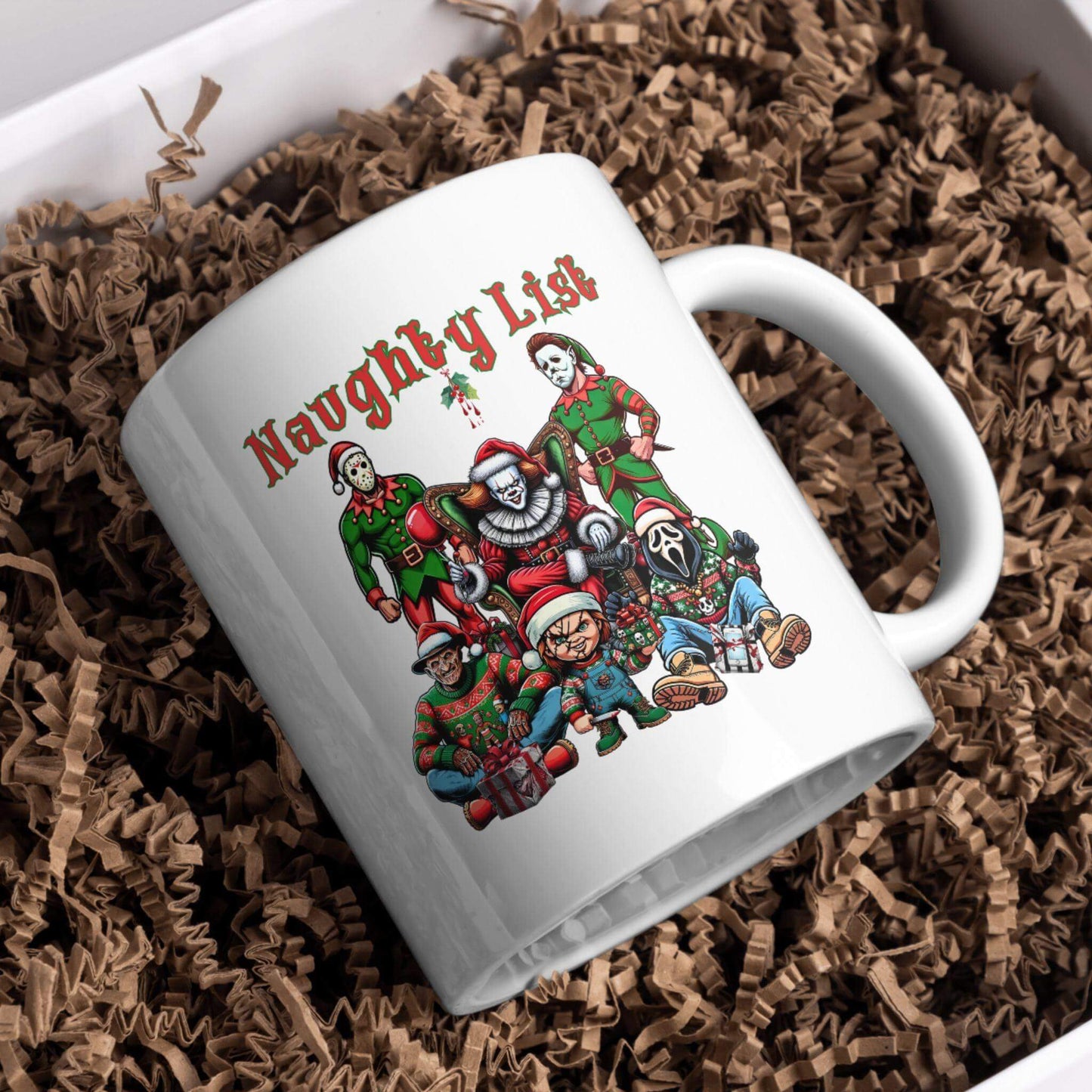 Thug Life Christmas Horror Movies PNG | Scary Movie Retro Christmas Design - Crafty Harvest Designs
