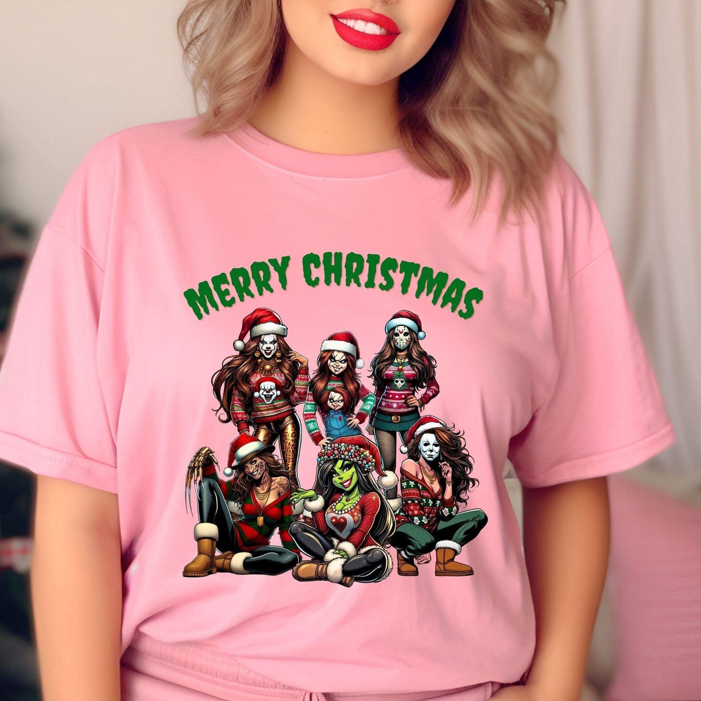 Thug Life Girls Ugly Christmas Sweater | PNG Bundle with 4 Variations - Crafty Harvest Designs
