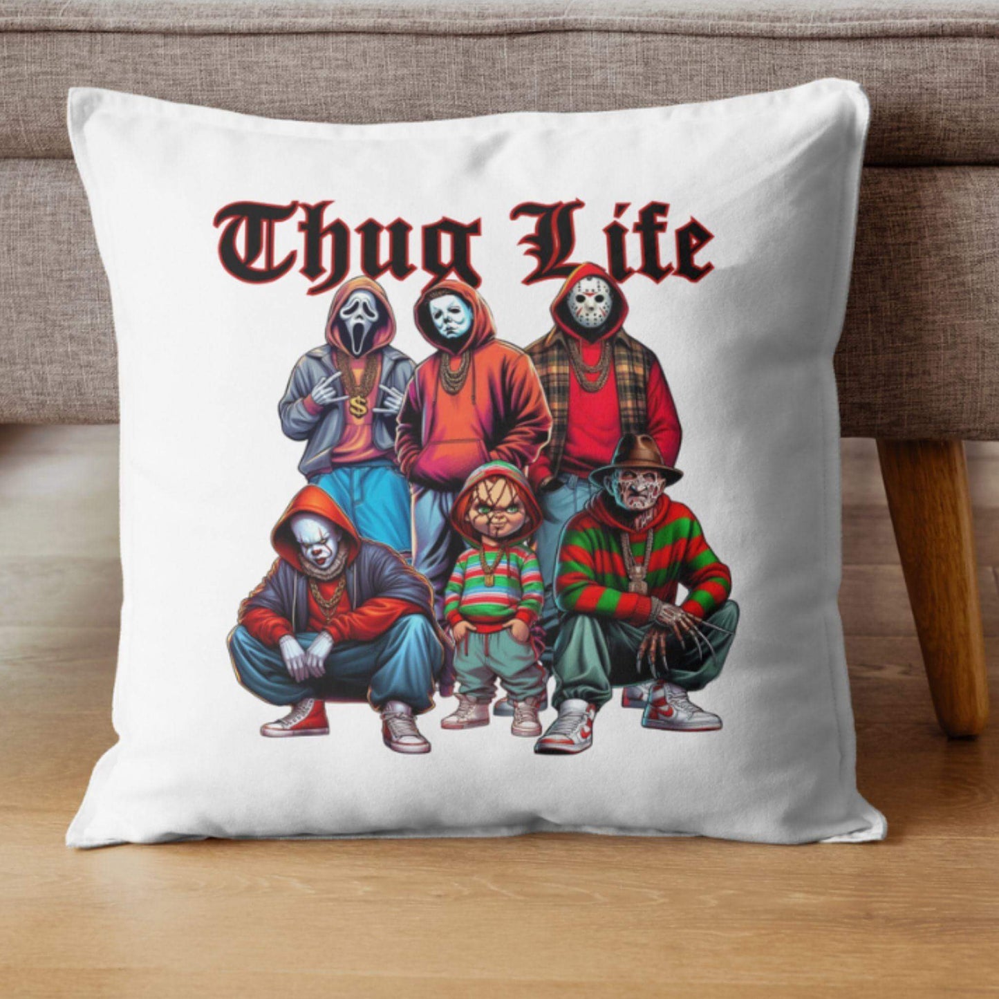 Thug Life Horror Movie Edition PNG Bundle | Scary Movie Sublimation Design - Crafty Harvest Designs