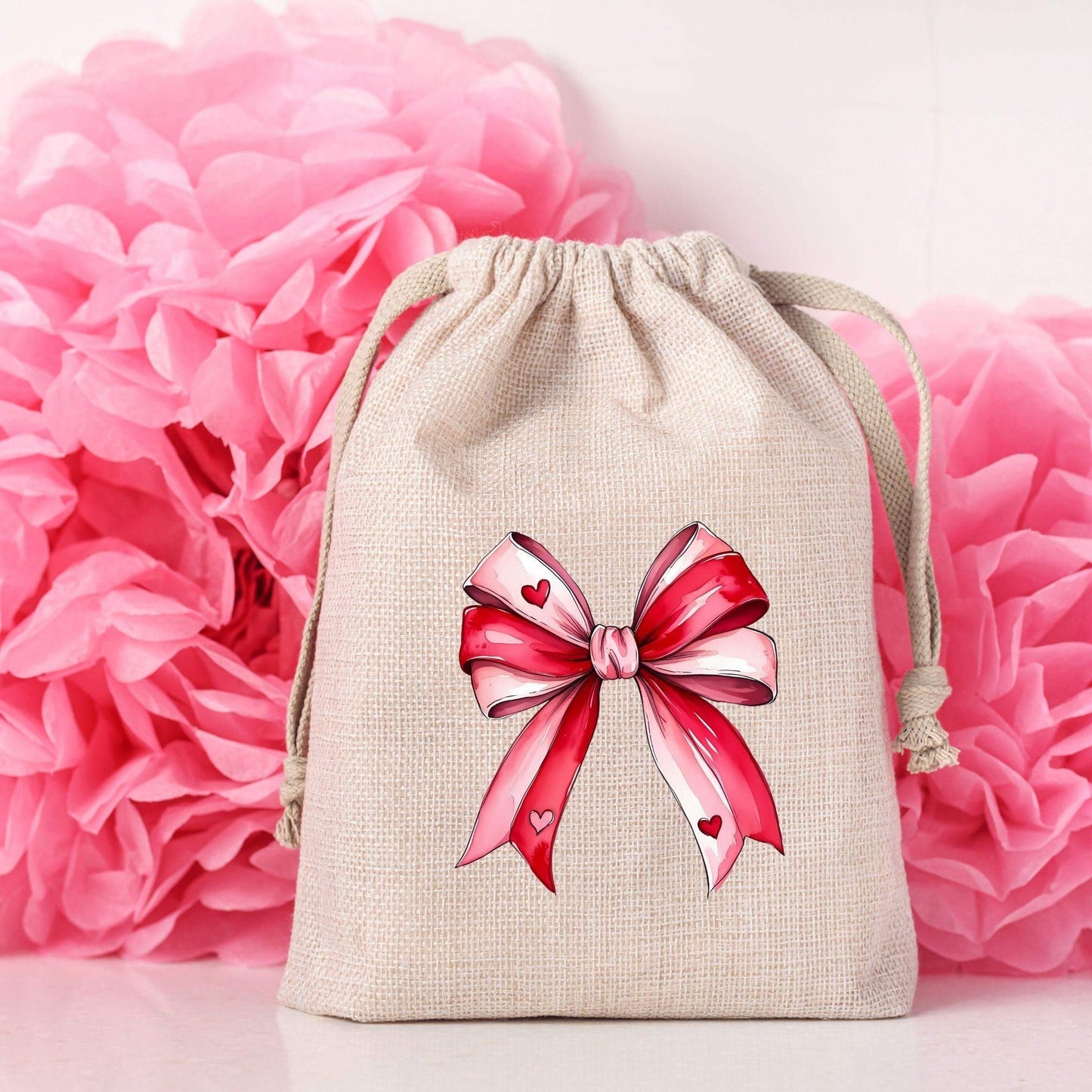 18 Valentine's Bow Bundle | PNG & PDF Download - Crafty Harvest Designs