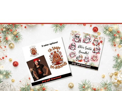 Collection of all Christmas digital designs.