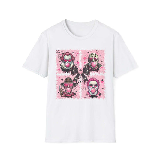 Bubblegum Horror Valentine’s T-Shirt | Unisex Softstyle Tee - Crafty Harvest Designs
