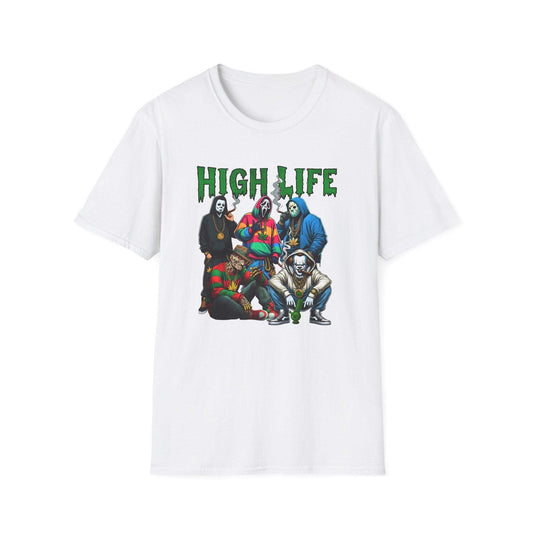 Thug Life, High Life Horror Movie Characters T-Shirt - Crafty Harvest Designs