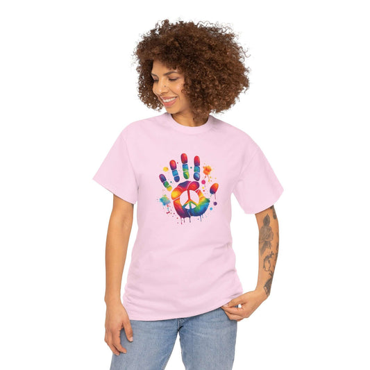 Peace Hand Unisex Heavy Cotton Tee