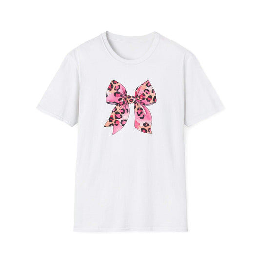 Pink Leopard Bow Tee – Fierce, Fun & Feminine! - Crafty Harvest Designs