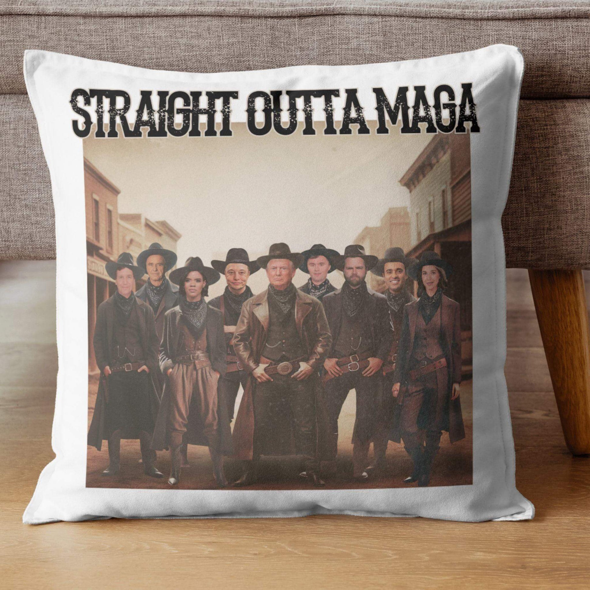 Straight Outta MAGA Digital Design | Two Font Color Options PNG - Crafty Harvest Designs